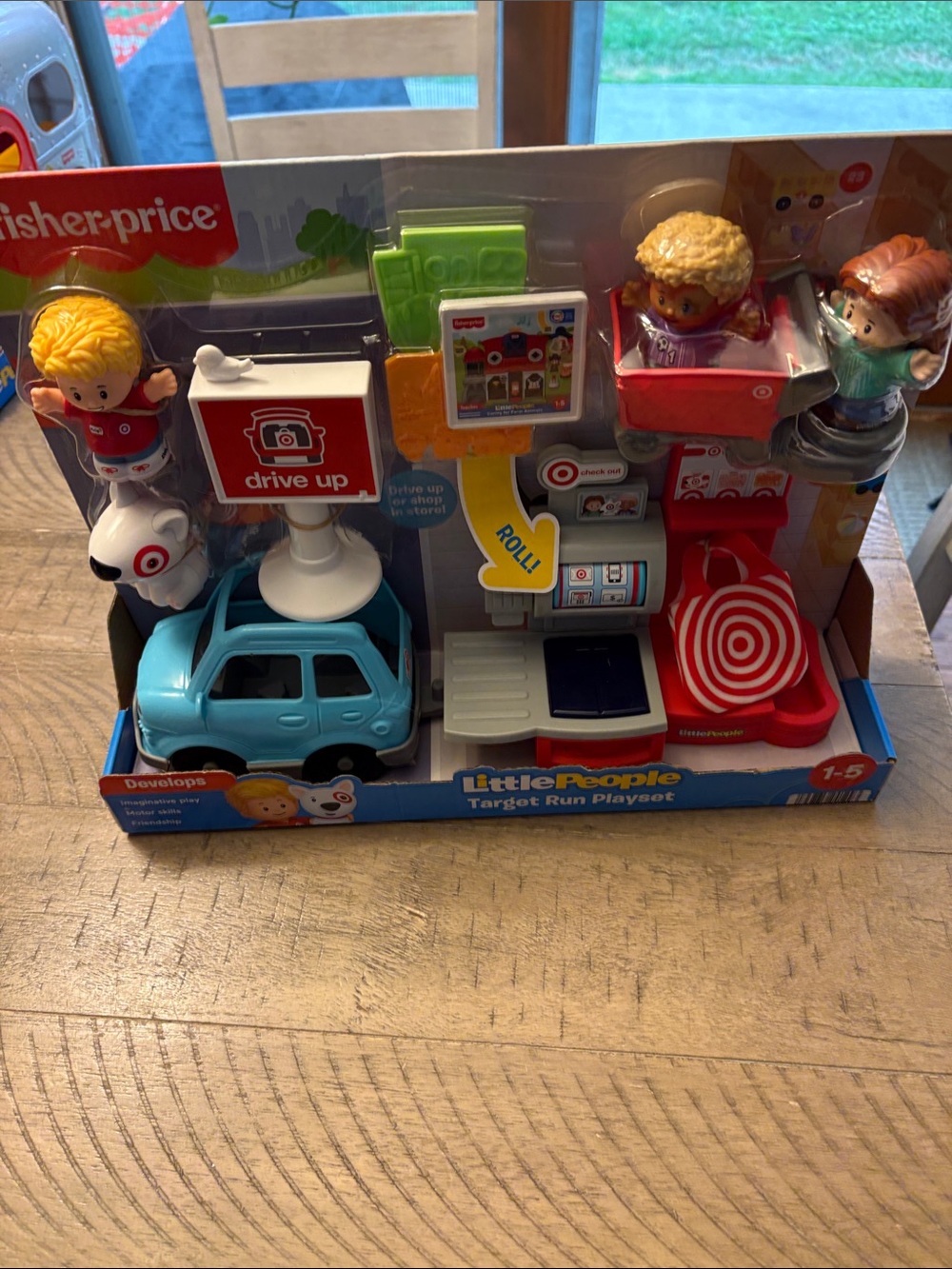 Fisher-Price Little People Target Run Playset - Blue, Red, Green, Orange